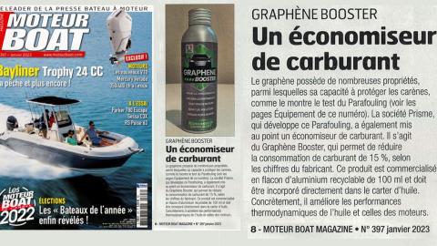Moteur Boat Magazine : GRAPHENE BOOSTER® un économiseur de carburant